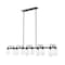 Z-Lite Delaney 10 Light Island/Billiard, Matte Black & Clear 471-10L-MB - alternate 1